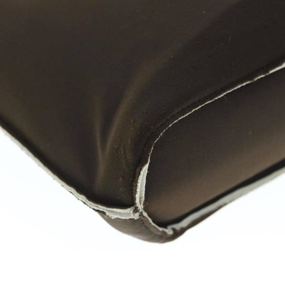 CHANEL Hand Bag Nylon Brown CC Auth bs11011 - Picture 15 of 16